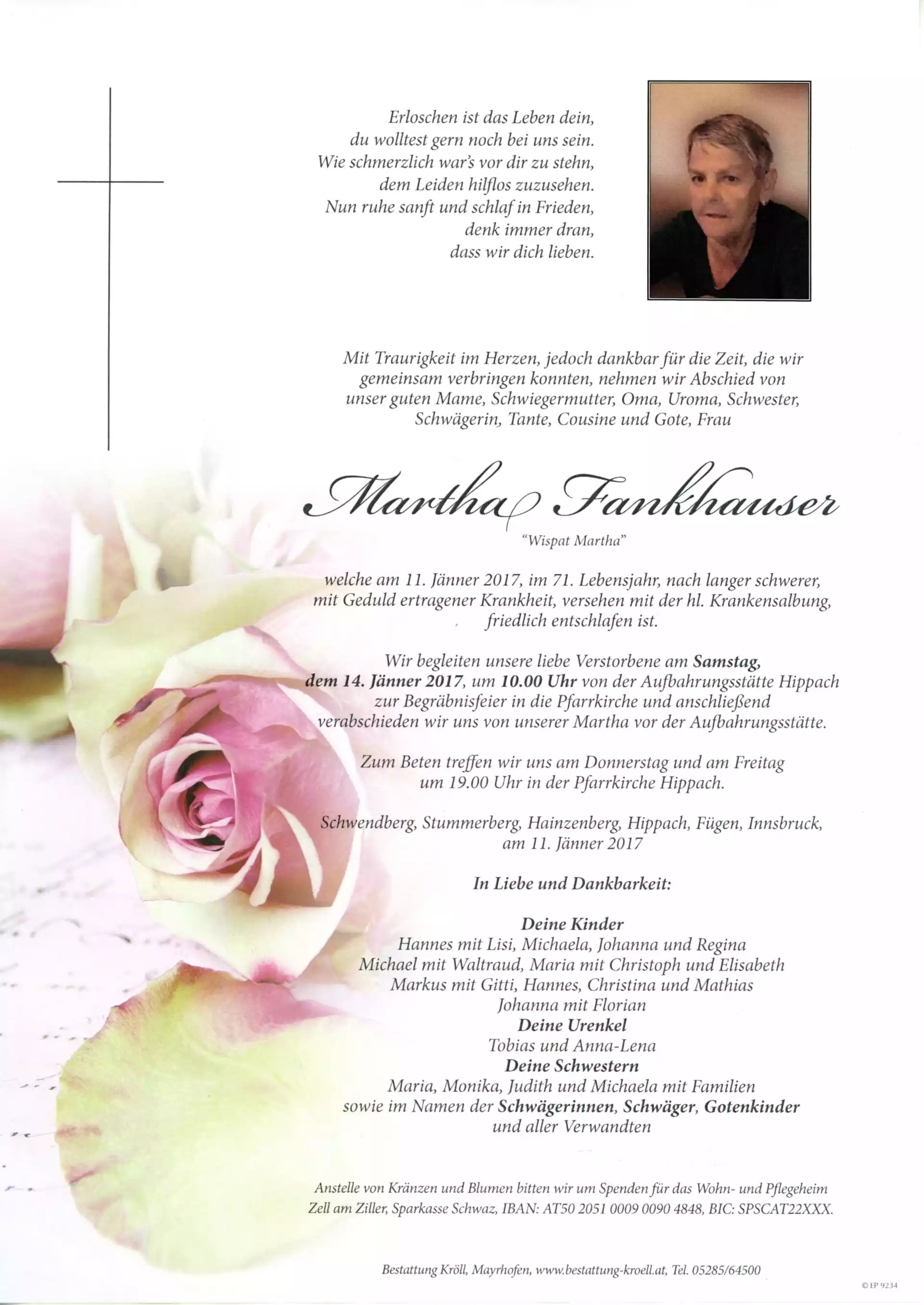 Parte von Martha Fankhauser 